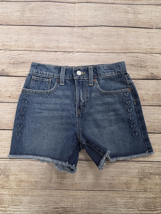 Old Navy Other - Old‎ Navy Hi Rise Denim Cutoff Shorts with Heart Embroidery Size 10